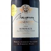 吉娜斯至尊波尔多法定产区干红葡萄酒(Ginestet Mascaron Par Ginestet Bordeaux Rouge AOC)