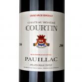 卡乐廷庄园菩依乐产区干红葡萄酒2006（Chateau Behere Courtin Pauillac）