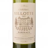 维沃特酒庄波尔多干白葡萄酒2013（Chateau Villotte Blanc）