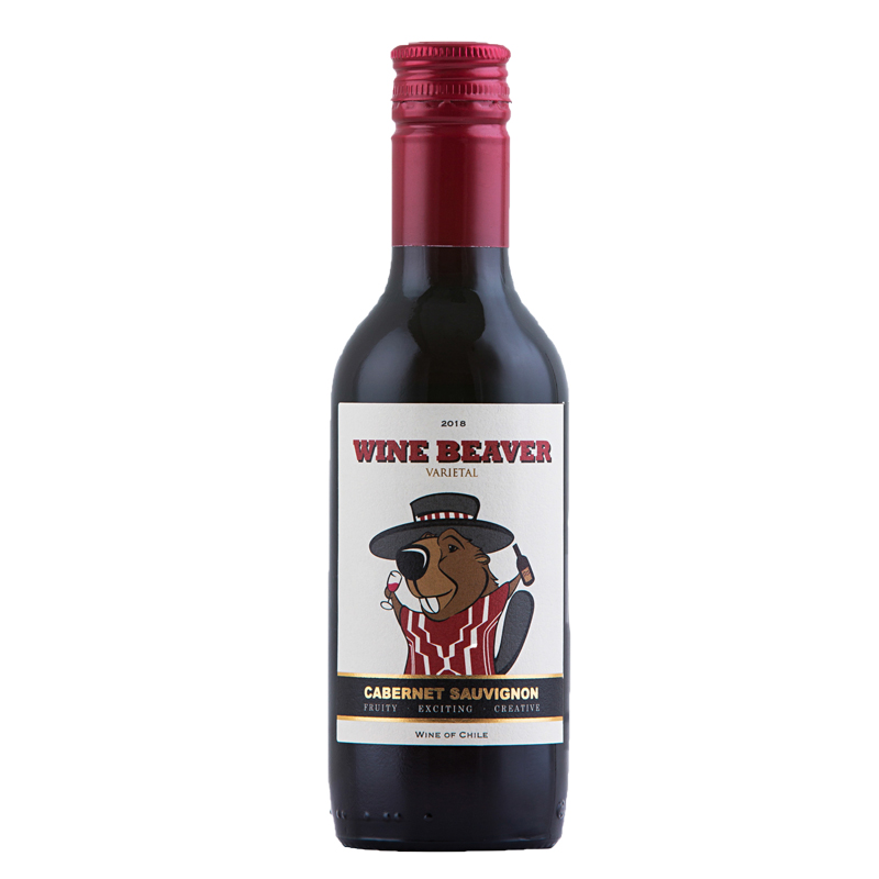 公主湾小海狸赤霞珠红葡萄酒187ml 6支装(Wine Beaver Varietal)