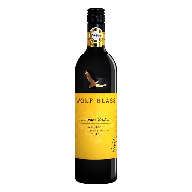 纷赋（禾富）黄牌梅洛红葡萄酒(Wolf Blass Yellow Label Merlot