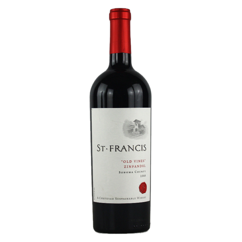 圣弗朗西丝古藤仙芬黛干红葡萄酒(St.Francis Old Vines Zinfandel)