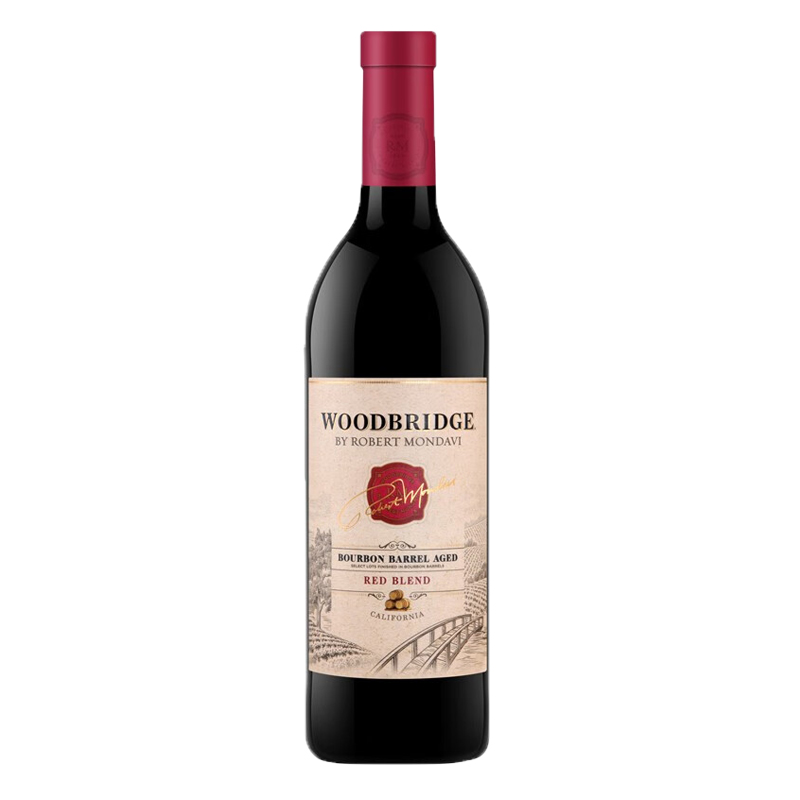 蒙大菲木桥波本桶陈酿干红葡萄酒（ Woodbridge by Robert Mondavi Bourbon Barrel-Aged Red Blend）