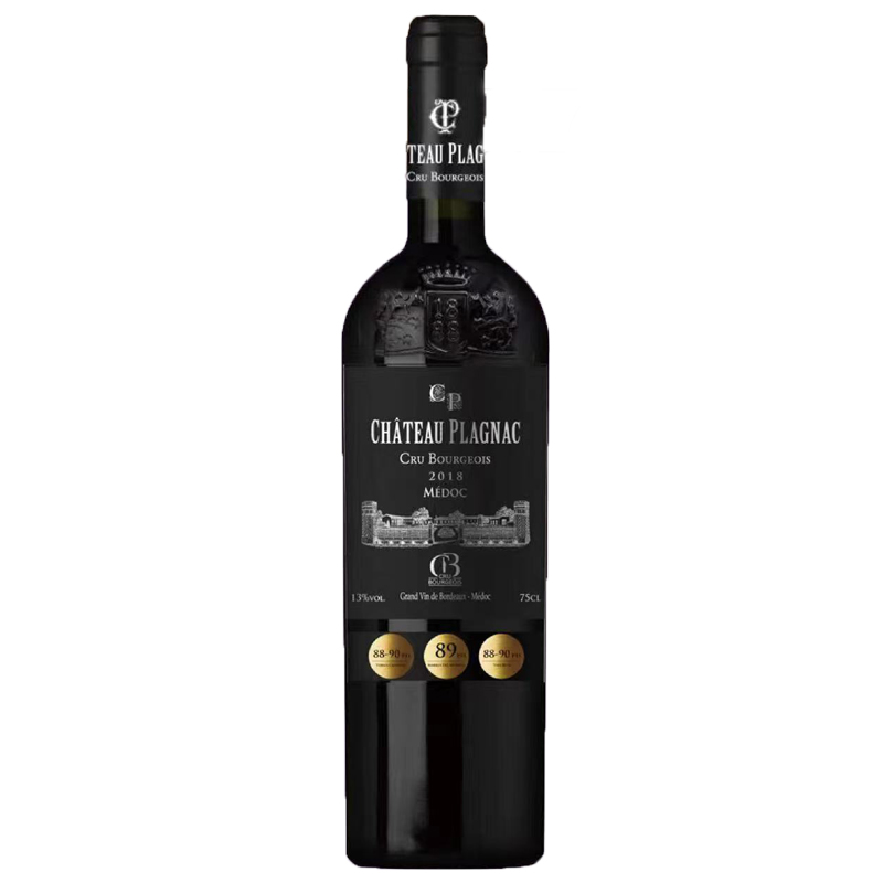 布朗克城堡中级庄干红葡萄酒（Chateau Plagnac Cru Bourgeois Medoc）