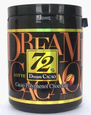 韩国原装进口 乐天lotte72%黑巧克力(积分兑换使用)