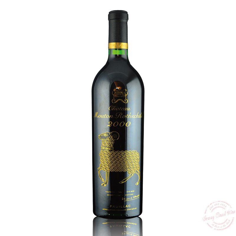 木桐庄园2000年(武当)红葡萄酒(chateau mouton rothschild 2000)